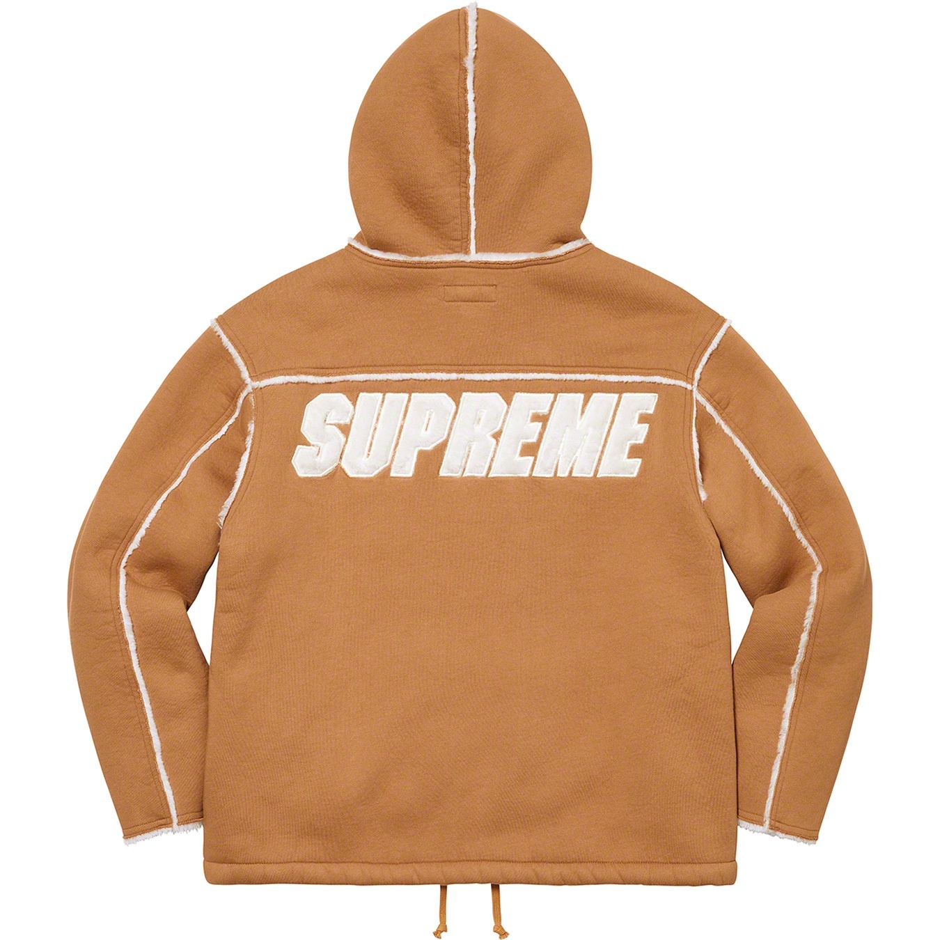 Faux Shearling Hooded Jacket view 18